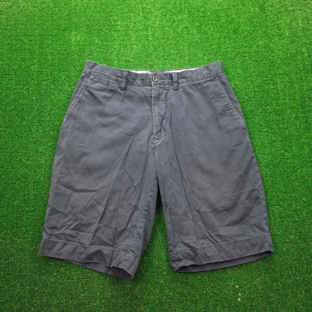 Vintage Polo Ralph Lauren Classic Chino Shorts Mens 31‎ Blue 10" Inseam Golf